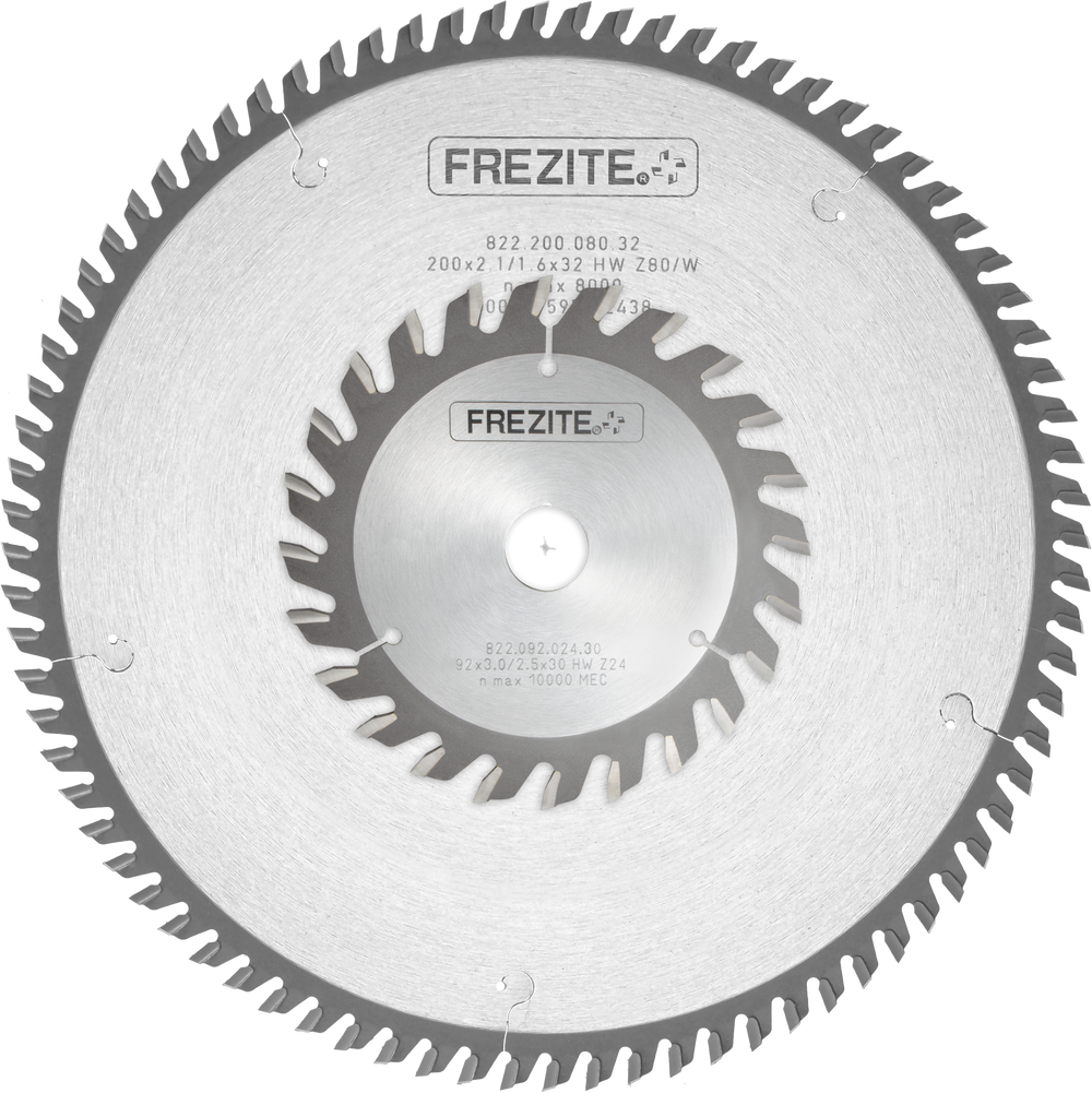 Circular saw blade for glass ledges