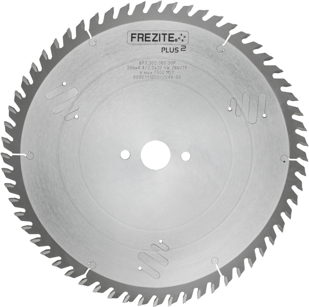 Circular saw blades for panel sizing machines