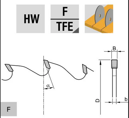 250x3.2x2.2x30x20t  Flat | Circular Saws