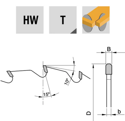 500 x 4.4 x 2.8 x 30 x 36T T/C | Circular Saws | D